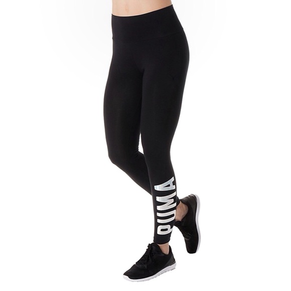Puma Pants - Puma Full Length Logo Leggings